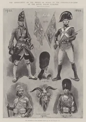 Die Ernennung des Prinzen von Wales zum Oberst-in-Chief der Royal Welsh Fusiliers